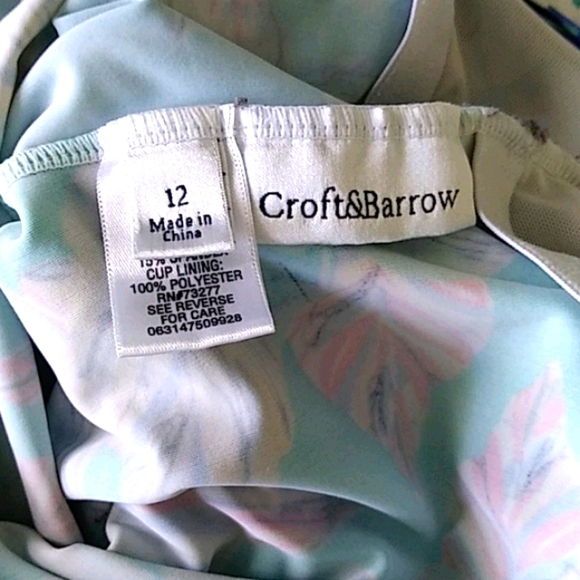 Croft&Barrow Swim Top - Picture 4 of 4
